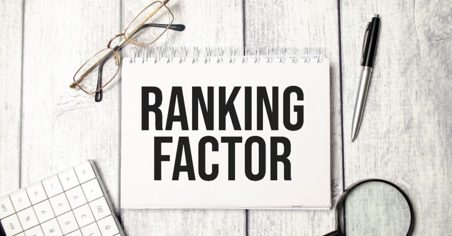 Self Storage SEO Ranking Factor On Office Desk Notebook