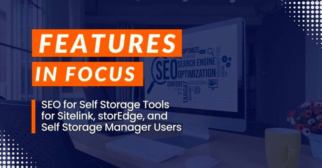 SEO for Self Storage Computer Image Behind Blog’s Title Text