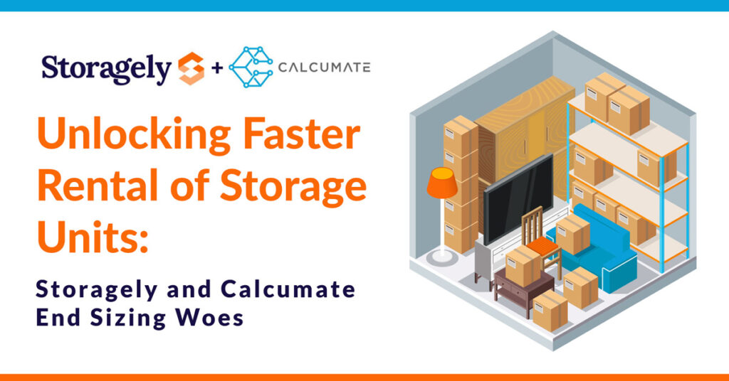 Rental of storage units made easy with household item size calculator.