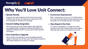 storage and swivl unit connect